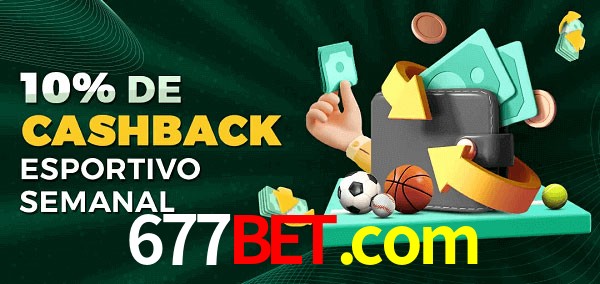 10% de bônus de cashback na 677bet.com